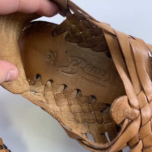 Brown Leather Sandals - Picture 7 of 12